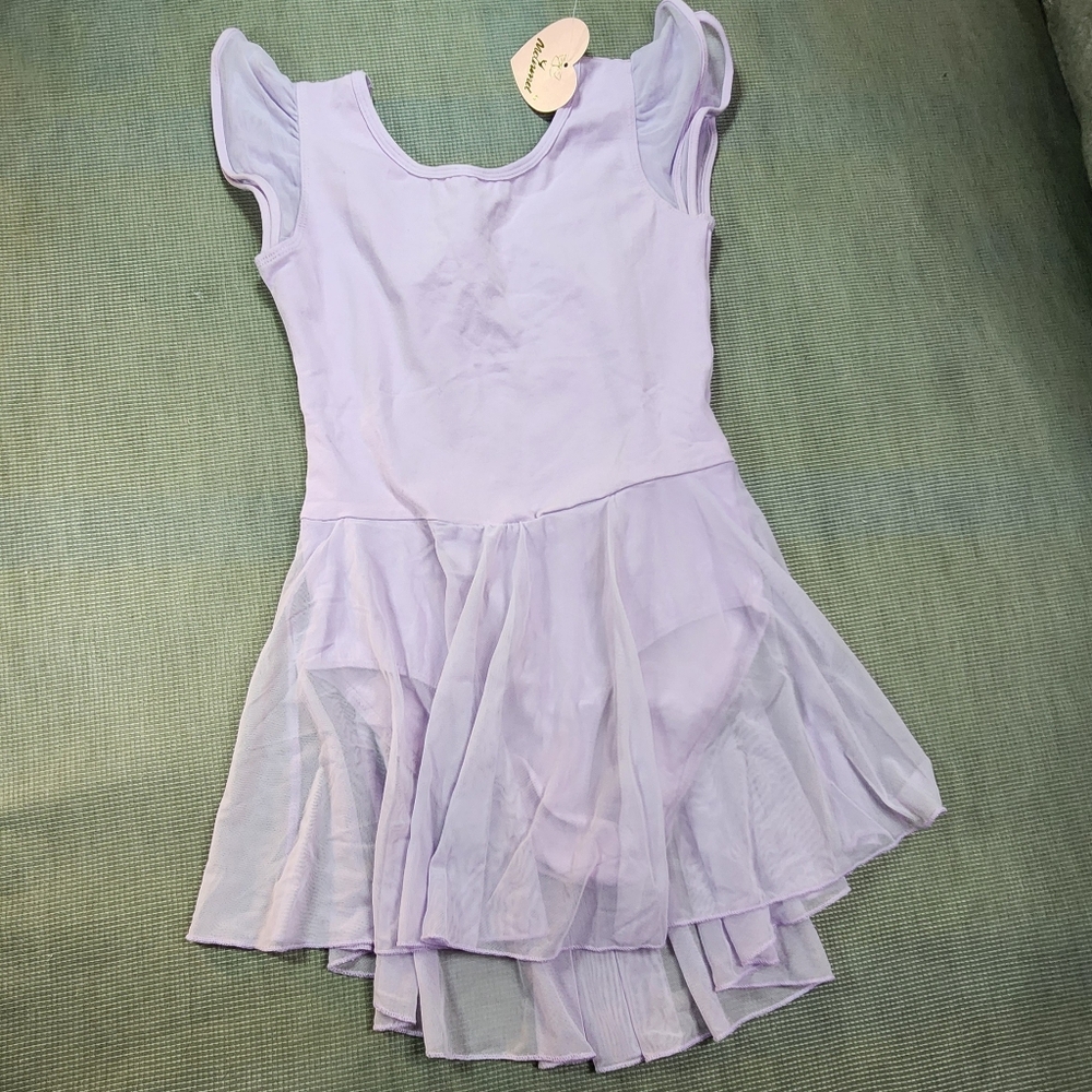 MdnMd Toddler Ballet Leotard For Girls Dance Light Purple New Ballerina 150